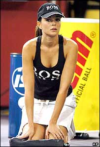 Modelo que atua como gandula na Espanha