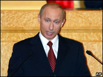 روس کے صدر ولادمیر پوتن 