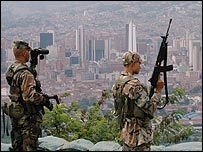 Soldados colombianos