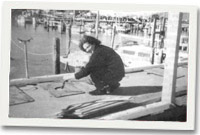 Paratoi yn harbwr Lyttleton