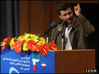 احمدی نژاد در نطنز - ایسنا