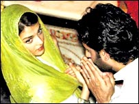 ابھیشک اور ایشوریہ 