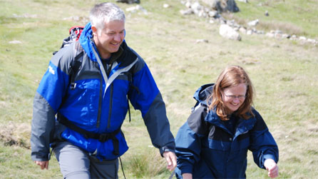 Derek and Sian Davies in Penmaenmawr