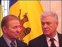 Леонід Кучма і Владімір Воронін