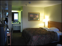 John's nice hotel room