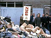 Công nhân ở Anh biểu tình hồi năm 1979