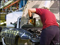 Dây chuyền sản xuất xe hơi