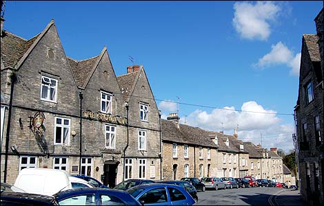 Gumstool Hill, home of the famous Tetbury Woolsack Races