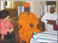 Arbour met Bishop and other religious leaders