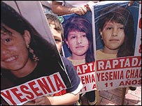 Fotos de meninas seqüestradas