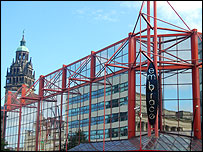 Sheffield Town Hall and Embrace nightclub