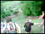 Image from the cheese rolling headcam
