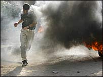 Gazze'de bir saldırı