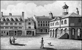 The (former) Town Hall, Banbury, c1800