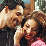 John and Bipasha in Dhan Dhana Dhan Goal
