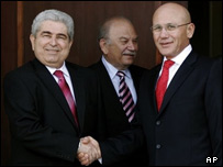 Dimitris Hıristofyas ve Mehmet Ali Talat