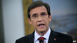 O primeiro-ministro de Portugal, Pedro Passos Coelho