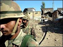 स्वात घाटी में सुरक्षाकर्मी