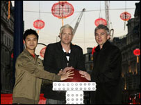 田亮、伊万·托马斯和乔纳森·爱德华兹