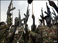 Rebeldes do Exército de Libertação do Povo do Sudão (ELPS)