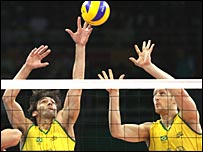 Giba e Gustavo. Foto: Alaor Filho/COB