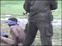 Alleged war crimes footage aired by Channel4