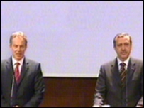 Tony Blair ve Recep Tayyip Erdoğan