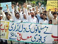 Biểu tình phản đối tại Pakistan