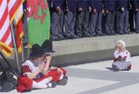 Gwisg Gymreig yn Richmond