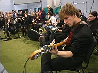 In rehearsal at the college