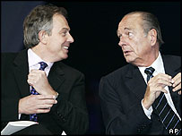 Blair và Chirac