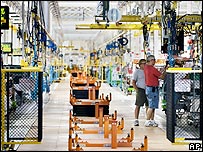Dây chuyền sản xuất của General Motors tại Michigan