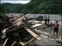 Cảnh tan hoang ở Lào Cai