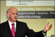 Greek prime minister George Papandreou