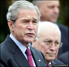 Ông Bush và ông Cheney hôm 6/11