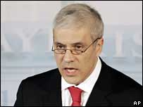 O presidente da Sérvia, Boris Tadic