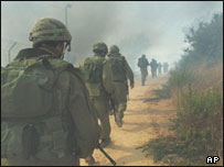 عبور سربازان اسرائيلی از مرز لبنان