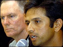 राहुल द्रविड़ और ग्रेग चैपल