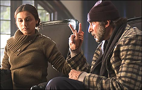 Rani Mukerji and Amitabh