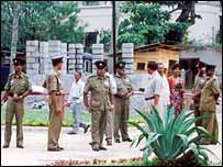 Sri Lanka police officers