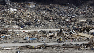 اثار هزة وتسونامي اليابان في مارس/اذار