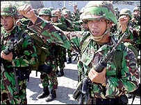 इंडोनेशियाई सैनिक