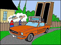 سرک نو و جنجال موتر ها