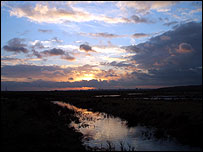 Sunset at Rainham (Photo: Sam Shippey)