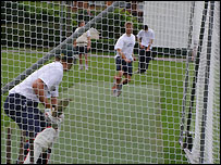 Sandiacre Town CC in the nets