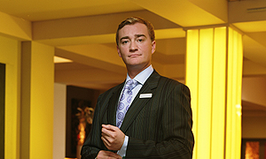 Ray Coulthard as James Schofield in Hotel Babylon