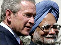 صدر بش اور منموہن سنگھ