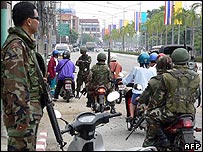 Cảnh sát ở Narathiwat