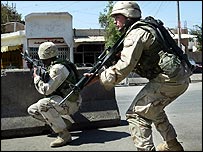 Soldados americanos no Iraque