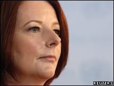 澳大利亞總理吉拉德（9/3/2011）